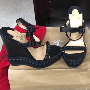 Christian louboutin wedge